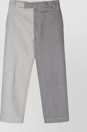 Thom Browne tailored trousers with two-tone legs