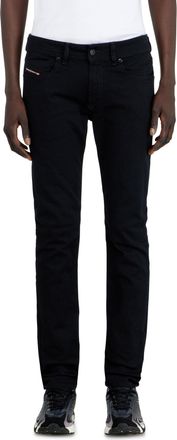 Diesel Skinny Jeans Low Waist 1979 Sleenker, Black/Dark grey, Zip fly