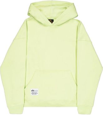 Alpha Industries Alpha Industries Mens Logo Back Print Hoodie - Yellow - Size X-Large