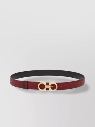 Ferragamo reversible leather gancini belt