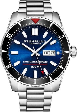 St&uuml;hrling Aquadiver Automatic Blue Dial Mens Watch M16758