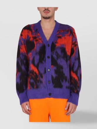 Msgm ribbed v-neck cardigan