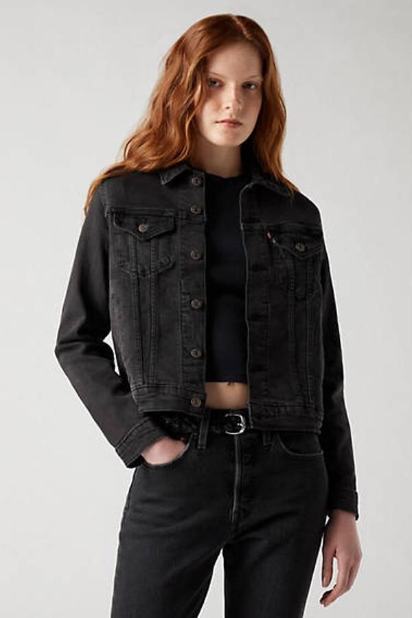 Levi's Veste Jean FoncÃ© Femme Vestes En Jean Pour Femmes