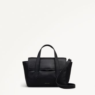 Radley London Black Small Flapover Grab Mayfair Lane AW25 Radley London