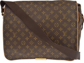 Louis Vuitton Abbesses Messenger Monogram Canvas Brown Canvas Handbag (Pre-Owned)