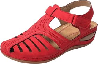 Generic Closed Toe Sandals for Women,Wide Fit Sandals for Women,Platform Fisherman Sandal,Hollow Out Breathable Sports Sandal,Summer Outdoor Beach Shoes for H