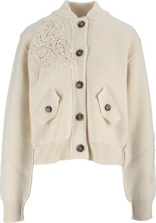 Ermanno Scervino Cardigans - Dames - Vesten - Beige - M - Truien & Vesten