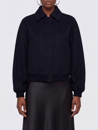 Semicouture Renie Wool Blend Bomber Jacket with Elasticated Cuffs