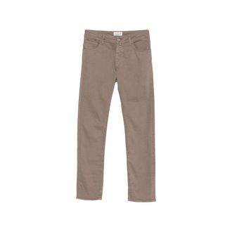 Jacob Cohen Nick Logo-patch Straight-leg Trousers