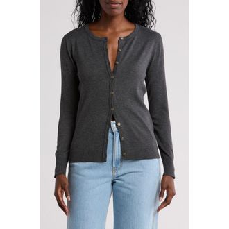 By Design Lightweight Garden Cardigan in Slate Heather at Nordstrom Rack, Size X-Large