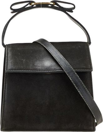 Ferragamo Leather Handbag Shoulder Bag (Pre-Owned)