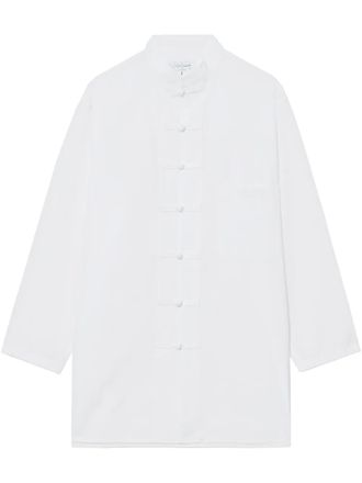 Yohji Yamamoto poplin shirt - White
