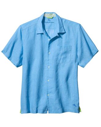 Tommy Bahama Linen Sea Glass Camp Woven Shirt