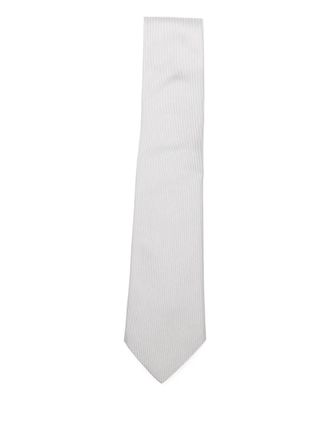 Errico Formicola twill tie - Grey