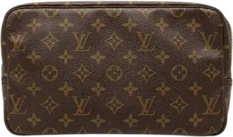 Louis Vuitton Pre-owned Clutches, female, Brown, Size: ONE SIZE Pre-owned Trousse Toilette 28