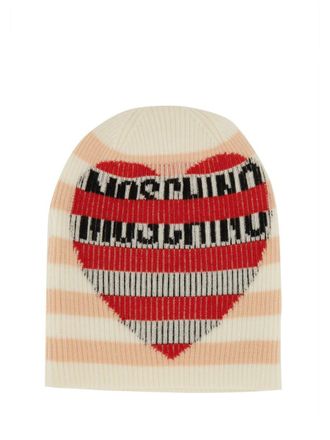 Moschino Wool Cap With Logo