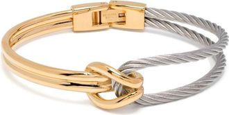 Charriol Celtic Knot bangle - women - PVD/Steel - L - Gold