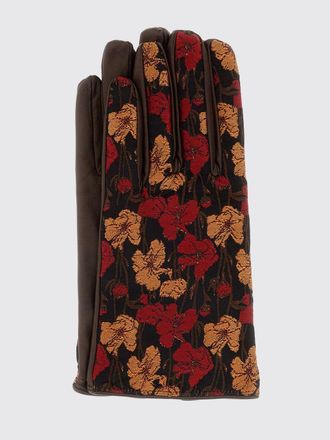 Dries Van Noten Gloves Men color Red