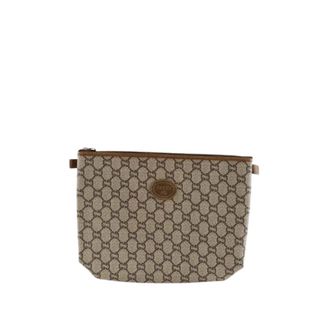 Gucci Pre-owned Clutches, female, Brown, Size: ONE SIZE Pre-owned Pochette Femme