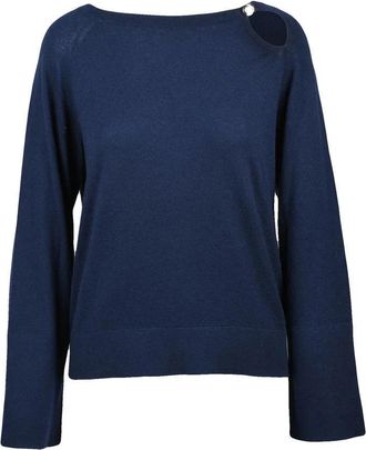 Liu Jo Blue Women Virgin Wool Cashmere Sweater