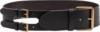 Pinko Black Square Buckle Belt