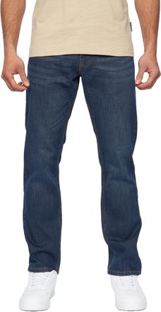 Duck and Cover Heren Hydras Straight Leg Jeans (Donkere wasbeurt)