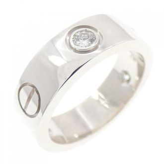 Cartier White Gold White Gold (18K) Band Ring (Pre-Owned)