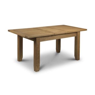 Julian Bowen Astoria Extending Dining Table 1.4m - Oak - Julian Bowen | TJ Hughes