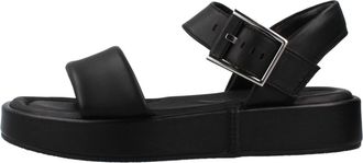 Clarks Alda Strap - Dames - Sandalen - Zwart - 36 EU - Leer - Schoenen