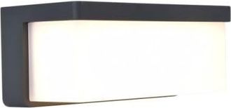 Lutec L&aacute;mpara De Pared H&iacute;brida Para Exteriores Zelna, Color Antracita, Led, 3000k, 9w, Ip44