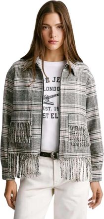 Pepe Jeans London Talani Jacket - Dames - Zomerjassen - Veelkleurig - L - Wol - Jassen