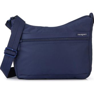 Hedgren Harpers RFID Water Repellent Shoulder Bag in Total Eclipse at Nordstrom Rack