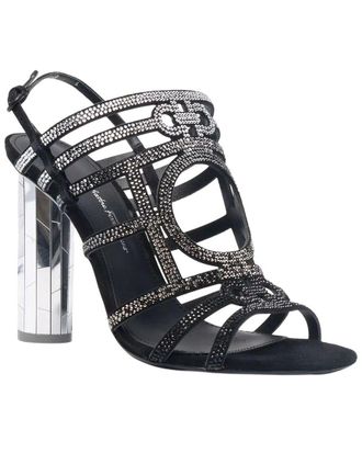 Ferragamo Embellished Leather Sandal