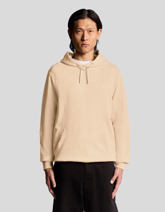 Lyle & Scott Lyle And Scott Mens Superfine Cotton Loopback Hoodie - Pink - Size: 42