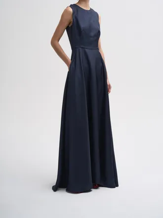 CO. GO Black Silk Maxi Dress