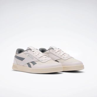 Reebok Classic Sneaker REEBOK CLASSIC REEBOK COURT ADVANCE, Damen, Gr. 37,5, alabaster, grau4, chalk, Synthetik, Schuhe Sneaker