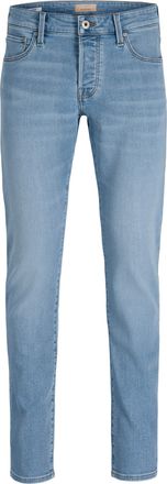 Jack & Jones Slim-fit-Jeans JACK & JONES JJIGLENN JJICON, Herren, Gr. 30, L&auml;nge 34, blau denim, Denim/Jeans, Obermaterial: 77% Baumwolle, 14% Polyester, 8% Viskose