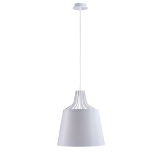 Netlighting Lea Dome Pendant Ceiling Light White 38cm 1x E27