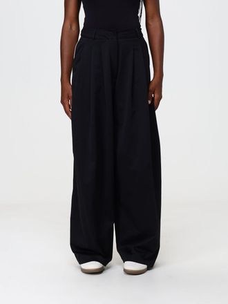 adidas Pantaloni wide leg a vita alta in tessuto riciclato con pince