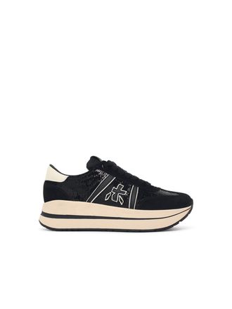 Premiata Sneakers Premiata Bethcoin in misto tessuto grigio