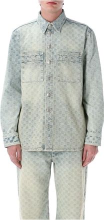 Misbhv Hombre, Camisas, Azul, Talla: L