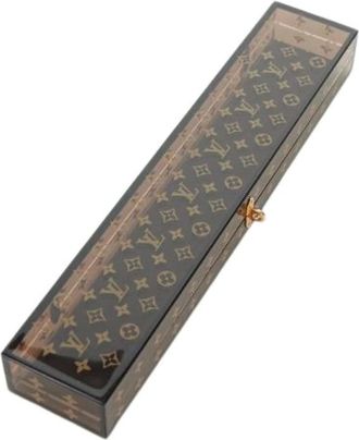 Louis Vuitton Pre-owned Accessories, female, Brown, Size: ONE SIZE Pre-owned Chopsticks Case