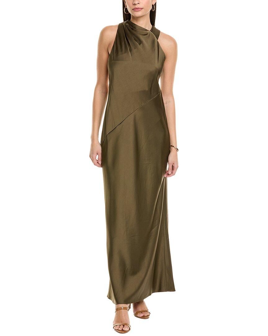 green emerald velvet dress Roselyn dress  Line & Dot