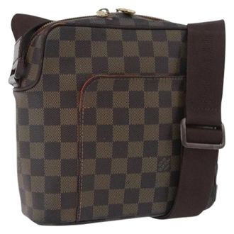 Louis Vuitton Pre-owned Olav PM Crossbody Bag - Dames - Pre-owned - Bruin - Maat: ONE Size Leer