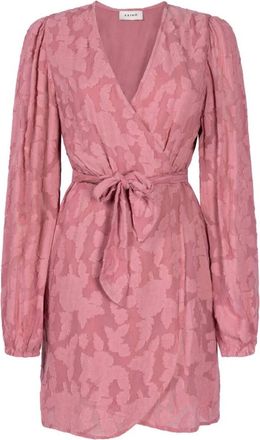 Aaiko Kleedjes, Dames, Roze, XS, Chiffon, Eloise Chiffon Bloemenjurk