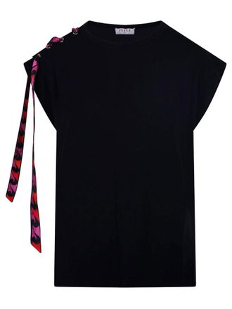Pucci Black Round Neck T-Shirt