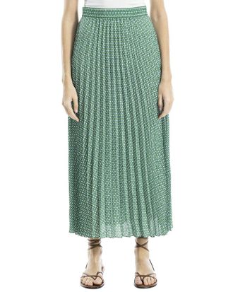Max Studio Pleated Maxi Skirt
