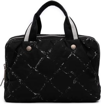 Chanel Borsa a mano Old Travel Line in nylon 2000-2002 - Nero