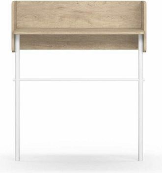 HERDASA Herdasa - Recibidor Modelo 789 Acabado Roble/blanco, 97 Cm (alto) X 80 Cm (ancho) X 30 Cm (prof.)