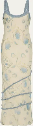 Sir. Cecile Ruffle Maxi Dress